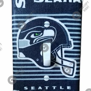 Custom Seattle Seahawks Light Switch Cover